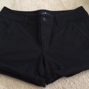 Black American Eagle midi shorts